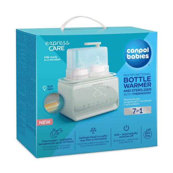 Canpol babies Elektromos cumisüveg melegítő és sterilizáló 7in1