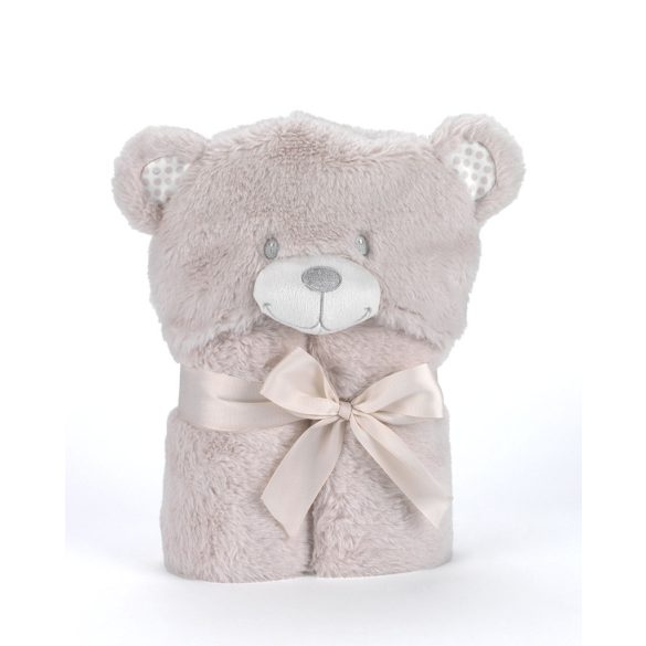 Mora POMPON BEAR P86 pléd 75*95  02-beige - dobozos