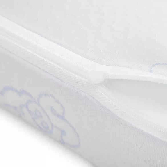 Sensillo párna reflux ellen ék alakú babakocsiba 30x38cm fehér