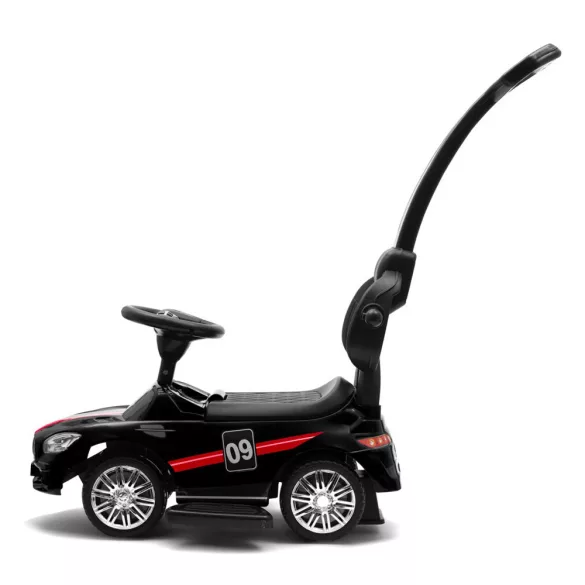 Baby Mix bébitaxi tolókarral RACER fekete