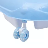 Baby Mix bébikomp kormánykerékkel szilikon kerekek kék