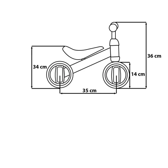 Seven Polska futóbicikli 4 kerekû  Stitch