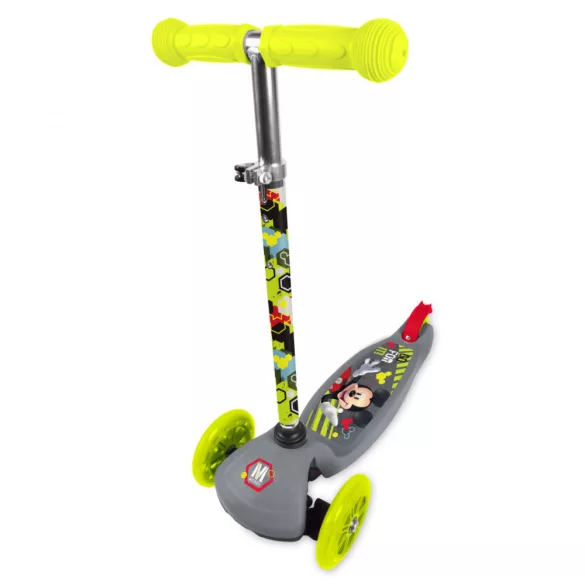 Disney 3 kerekű roller - zöld Mickey egér