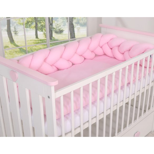BabyLion Prémium Fonott rácsvédő - Rózsaszín