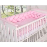 BabyLion Prémium Fonott rácsvédő - Rózsaszín