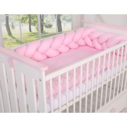 BabyLion Prémium Fonott rácsvédő - Rózsaszín