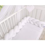 BabyLion Prémium Fonott rácsvédő - Fehér