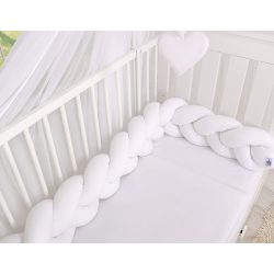 BabyLion Prémium Fonott rácsvédő - Fehér