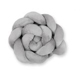 BabyLion Prémium Plüss fonott rácsvédő - Szürke