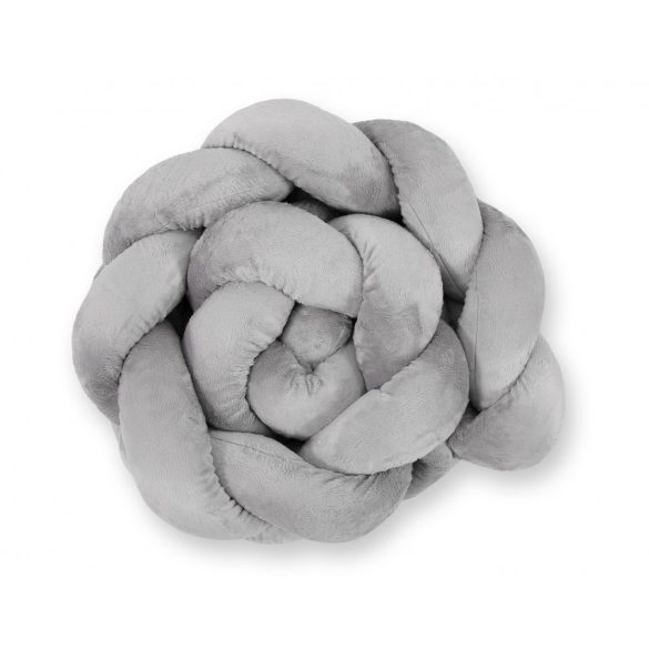 BabyLion Prémium Plüss fonott rácsvédő - Szürke