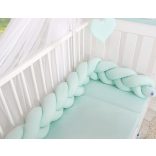 BabyLion Prémium Fonott rácsvédő - Menta