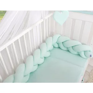 BabyLion Prémium Fonott rácsvédő - Menta