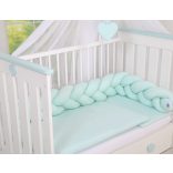 BabyLion Prémium Fonott rácsvédő - Menta