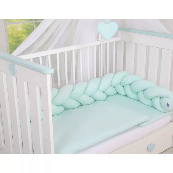BabyLion Prémium Fonott rácsvédő - Menta