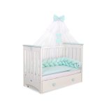 BabyLion Prémium Fonott rácsvédő - Menta