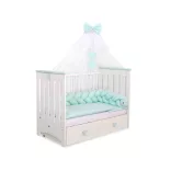 BabyLion Prémium Fonott rácsvédő - Menta