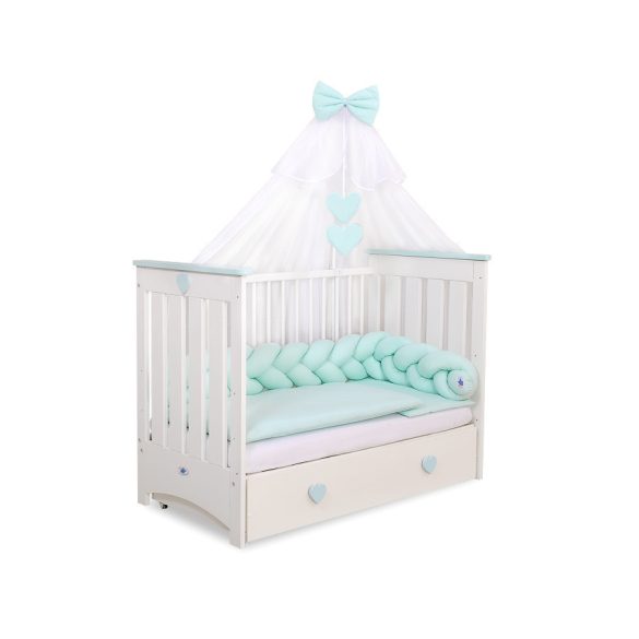 BabyLion Prémium Fonott rácsvédő - Menta