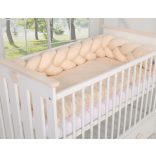 BabyLion Prémium Fonott rácsvédő - Bézs