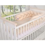 BabyLion Prémium Fonott rácsvédő - Bézs