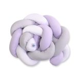 BabyLion Prémium Fonott rácsvédő - Lila-Szürke-Fehér