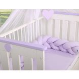 BabyLion Prémium Fonott rácsvédő - Lila