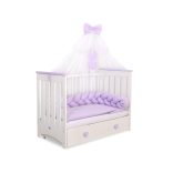BabyLion Prémium Fonott rácsvédő - Lila