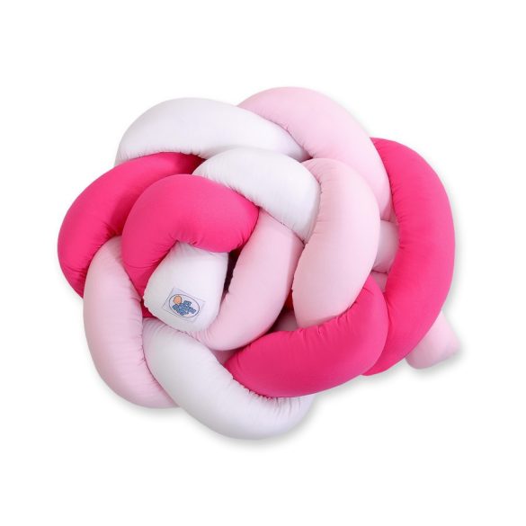 BabyLion Prémium Fonott rácsvédő - Magenta-Rózsaszín-Fehér