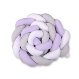 BabyLion Prémium Fonott rácsvédő XXL - Lila-Szürke-Fehér