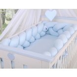 BabyLion Prémium Fonott rácsvédő XXL - Kék