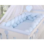 BabyLion Prémium Fonott rácsvédő XXL - Kék