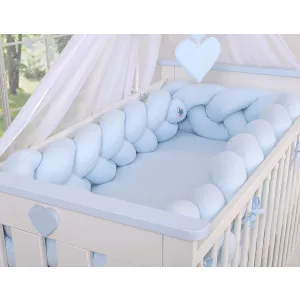BabyLion Prémium Fonott rácsvédő XXL - Kék