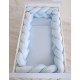 BabyLion Prémium Fonott rácsvédő XXL - Kék