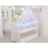 BabyLion Prémium Fonott rácsvédő XXL - Kék