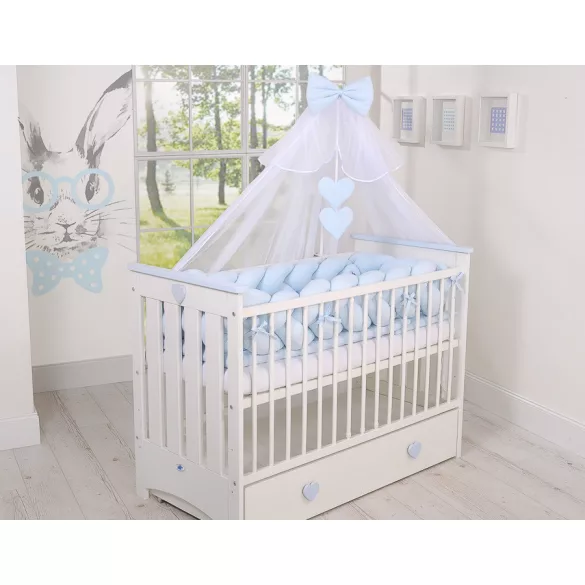 BabyLion Prémium Fonott rácsvédő XXL - Kék