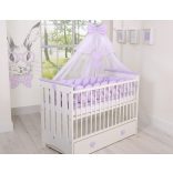 BabyLion Prémium Fonott rácsvédő XXL - Lila