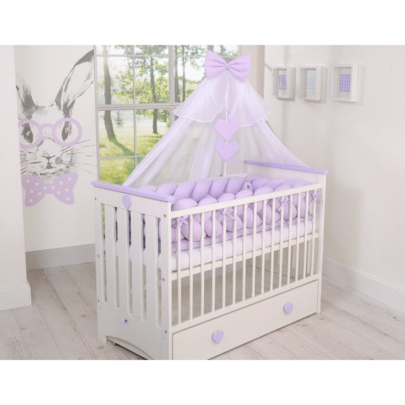 BabyLion Prémium Fonott rácsvédő XXL - Lila