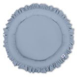 Prémium kör alakú babafészek - Pasztell kék