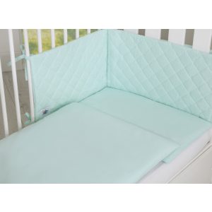 BabyLion Prémium Royal 3 részes ágyneműhuzat szett - Menta