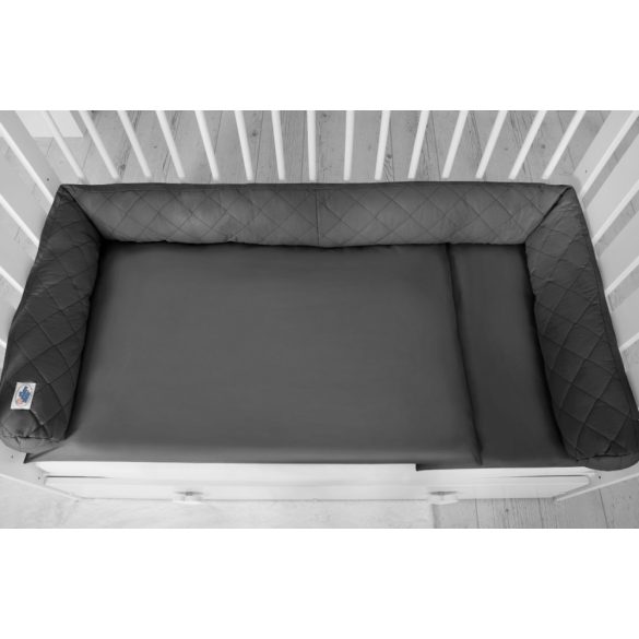 Prémium Royal babafészek és rácsvédő - Sötétszürke