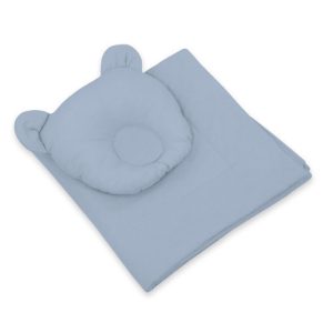 BabyLion Prémium Maci 2 részes ágyneműszett - Pasztell kék