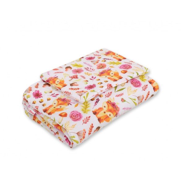 BabyLion Prémium 2 részes ágyneműszett (75x100) - Koszorús róka