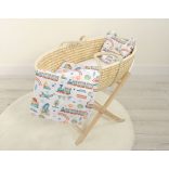 BabyLion Prémium Maci 2 részes ágyneműszett - Vonatok