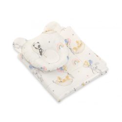   BabyLion Prémium Maci 2 részes ágyneműszett - Alvó állatkák