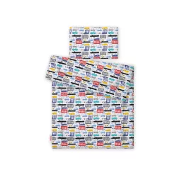   BabyLion Prémium 2 részes ágyneműszett (100x135) - Színes autók