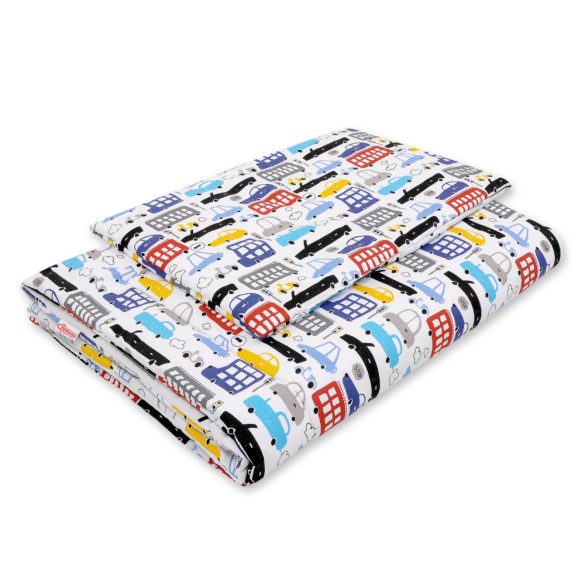 BabyLion Prémium 2 részes ágyneműszett (100x135) - Színes autók