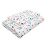 BabyLion Prémium 2 részes ágyneműszett (100x135) - Világoskék maci és barátai