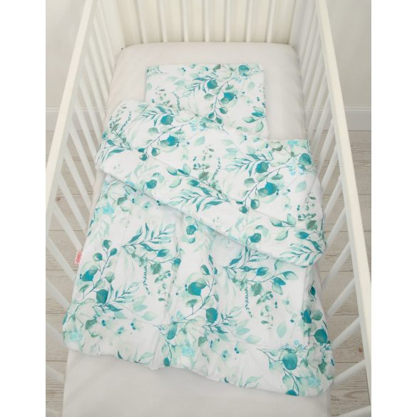 BabyLion Prémium 2 részes ágyneműszett (75x100) - Menta eukaliptusz