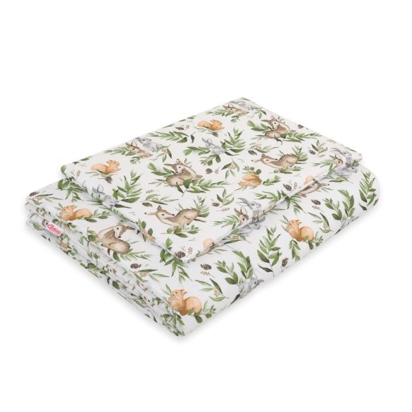 BabyLion Prémium 2 részes ágyneműszett (100x135) - Őzike és barátai - Színes