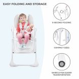 Kinderkraft etetõszék Yummy pink