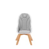 Kinderkraft etetõszék Tixi 2in1 fa lábbal szürke